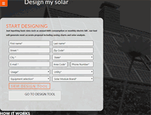 Tablet Screenshot of designmysolar.com